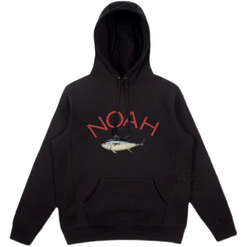 NOAH NYC TUNA LOGO HOODIE 日本限定 金枪鱼男女款连帽卫衣 帽衫