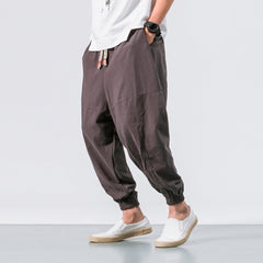 Kensei cotton harem pants
