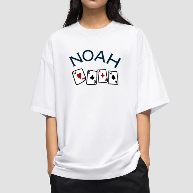 NOAH夏季2025新款美式短袖T恤厚实不透宽松大码纯棉情侣半袖男女 (2)
