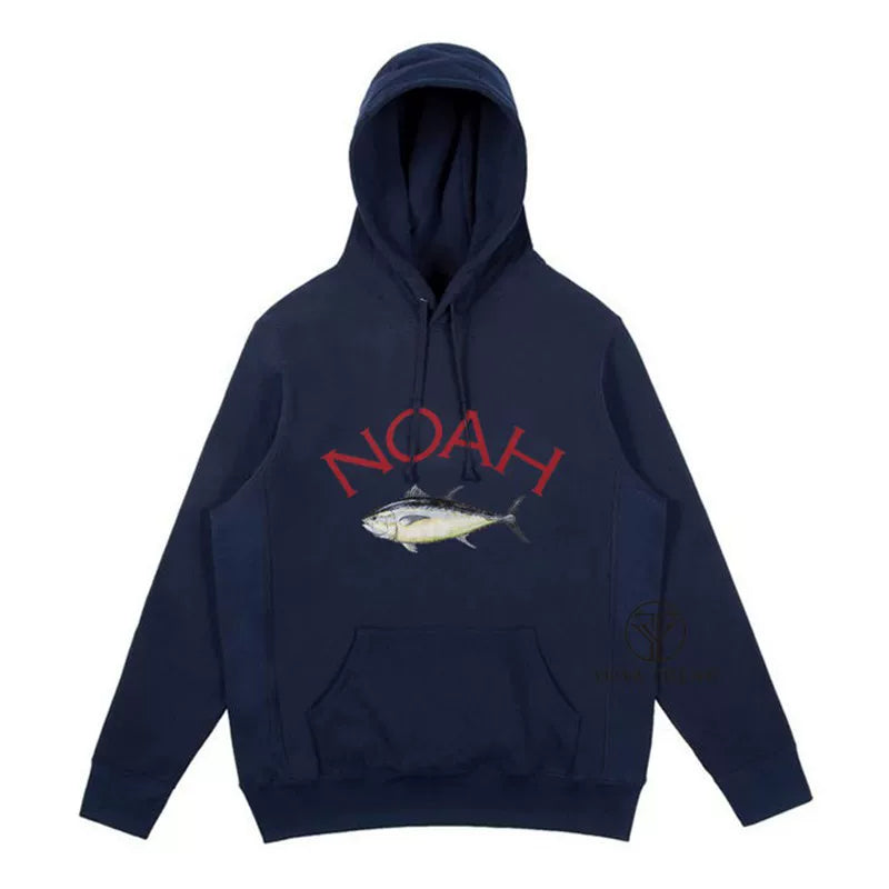 NOAH NYC TUNA LOGO HOODIE 日本限定 金枪鱼男女款连帽卫衣 帽衫