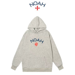 NOAH秋冬潮牌连帽卫衣男女重磅加绒宽松情侣帽衫外套