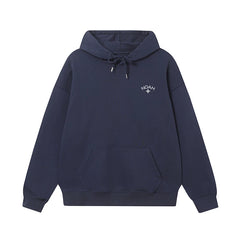 Meichao NOAH White Cross Classic Small Logo Printed Men's and Women's Loose Casual Autumn/Winter Hoodie