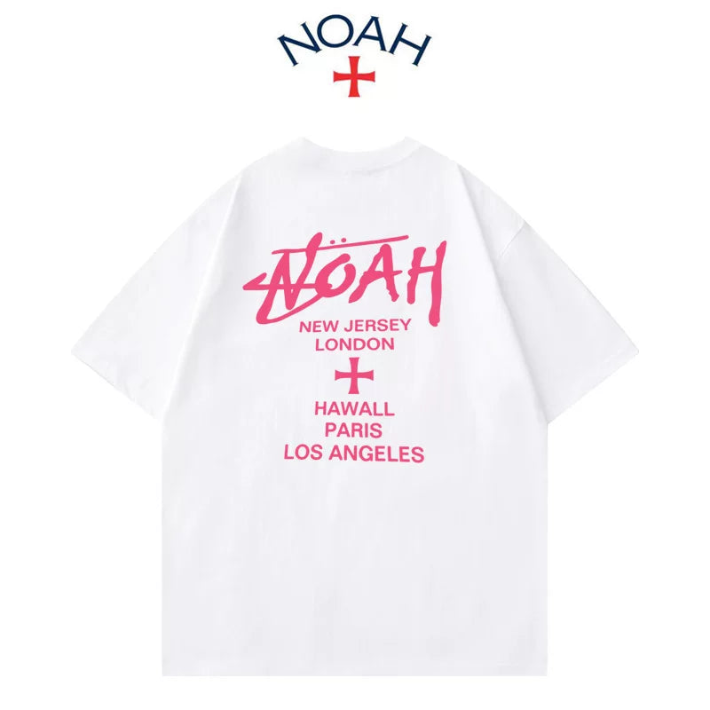 NOAH RTCC Summer New American Trendy Brand Short sleeved T-shirt for Men and Women Heavy duty Pure Cotton Niche Design Top (1)