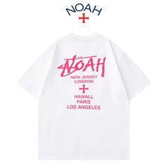 NOAH RTCC Summer New American Trendy Brand Short sleeved T-shirt for Men and Women Heavy duty Pure Cotton Niche Design Top (1)