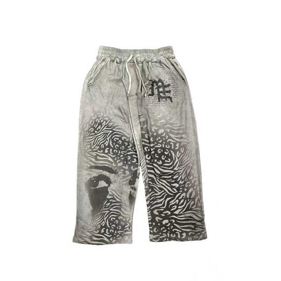 MIXED EMOTION Leopard Zebra Graphic Joggers