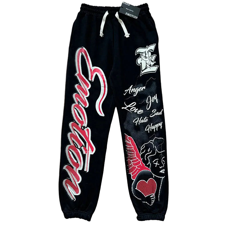MIXED EMOTION Graphic Jogger Pants
