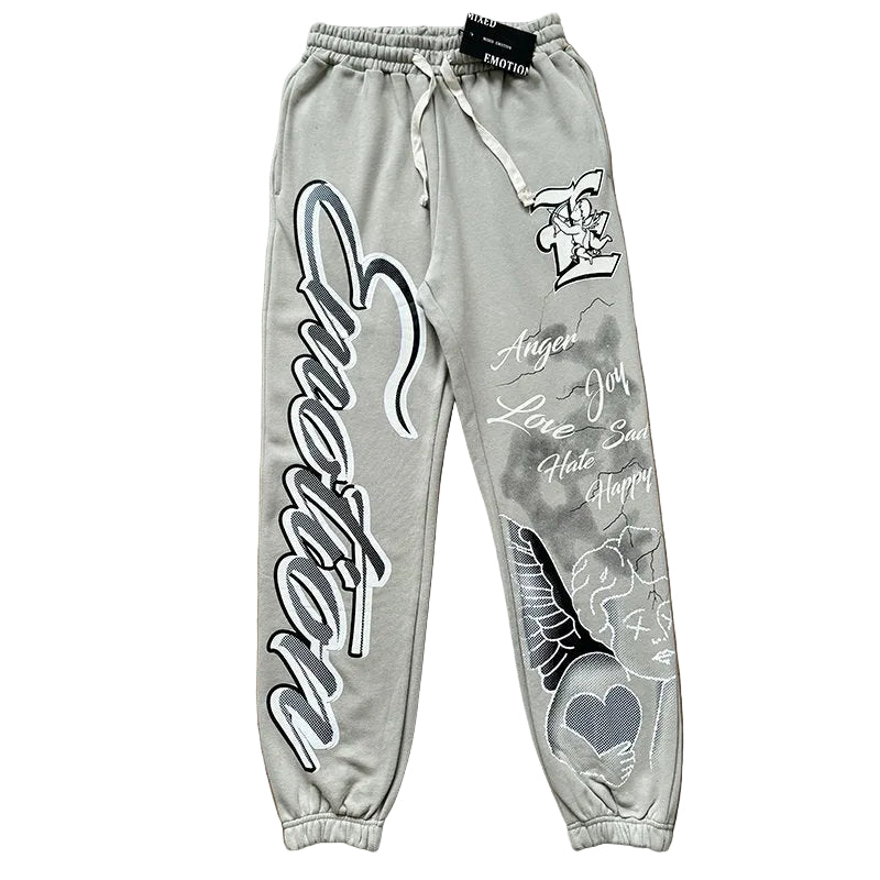 MIXED EMOTION Graphic Jogger Pants