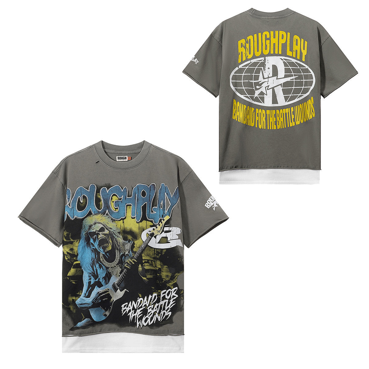 Rough Play Vintage Rock‑Print T‑Shirt