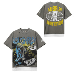 Rough Play Vintage Rock‑Print T‑Shirt