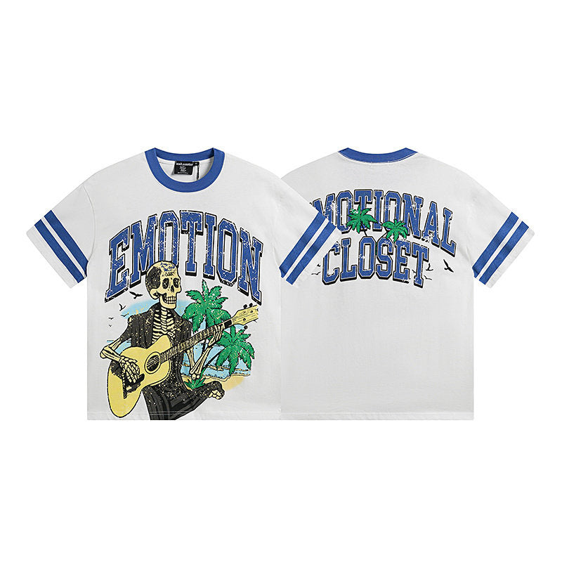 MIXED EMOTION Retro Ringer T‑Shirt