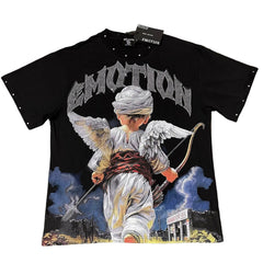 Mixed Emotion Cupid‑Angel Graphic Tee