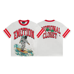 MIXED EMOTION Retro Ringer T‑Shirt