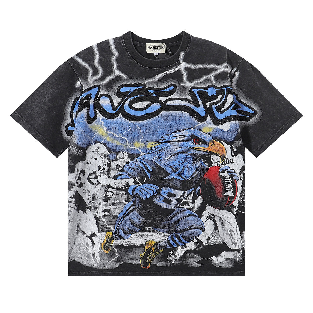 MAJESTIK Eagle Football Graphic Tee