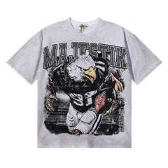MAJESTIK Eagle Football Graphic Tee