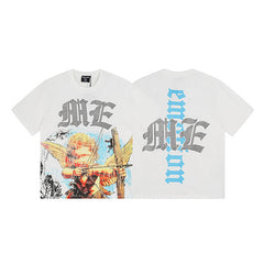 MIXED EMOTION Gothic Angel T‑Shirt