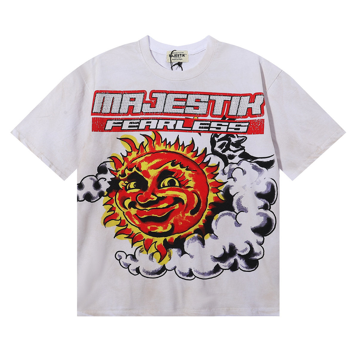 MAJESTIK Sun Face Graphic Tee