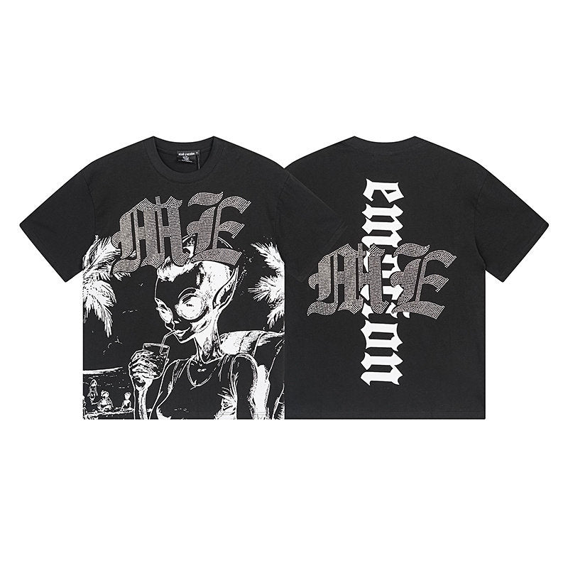 MIXED EMOTION Retro Street‑Wear Tee