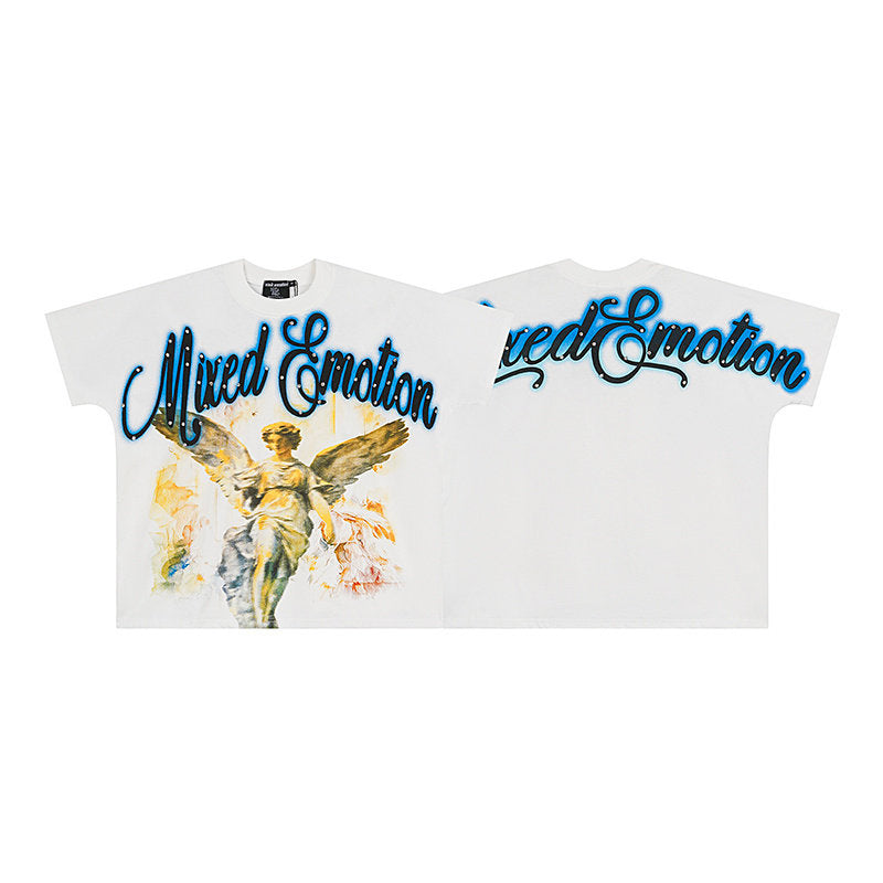 MIXED EMOTION Neon Script T‑Shirt