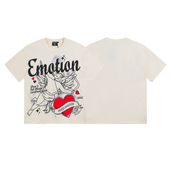 MIXED EMOTION Cupid Heart Graphic Tee