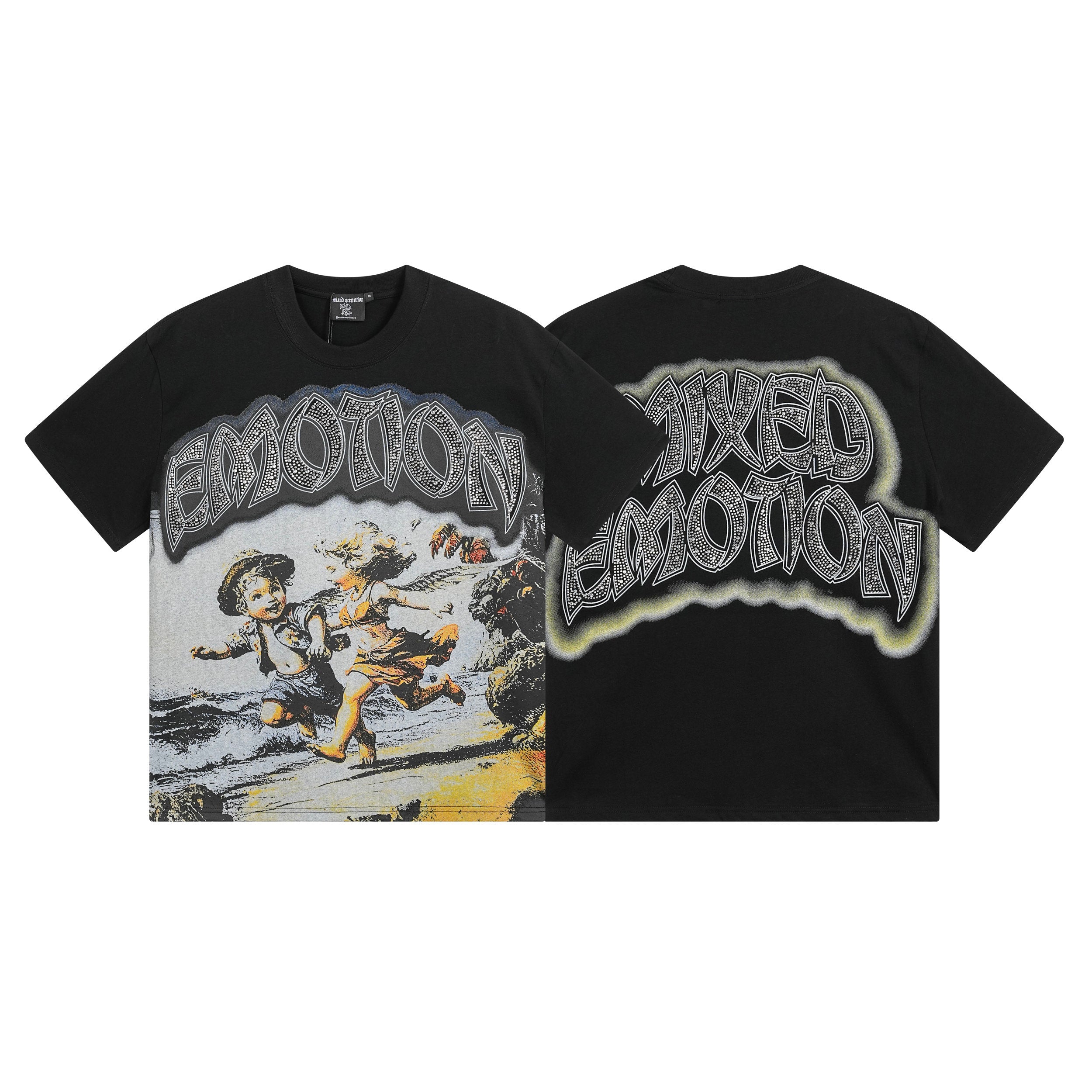 MIXED EMOTION Retro Beach‑Kid Graphic Tee