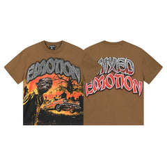 MIXED EMOTION Vintage Horror‑Movie T‑Shirt