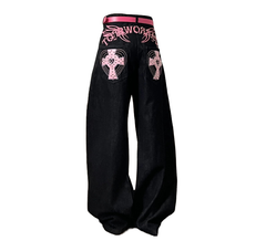 Vintage Wide Leg Black Jeans ⭐