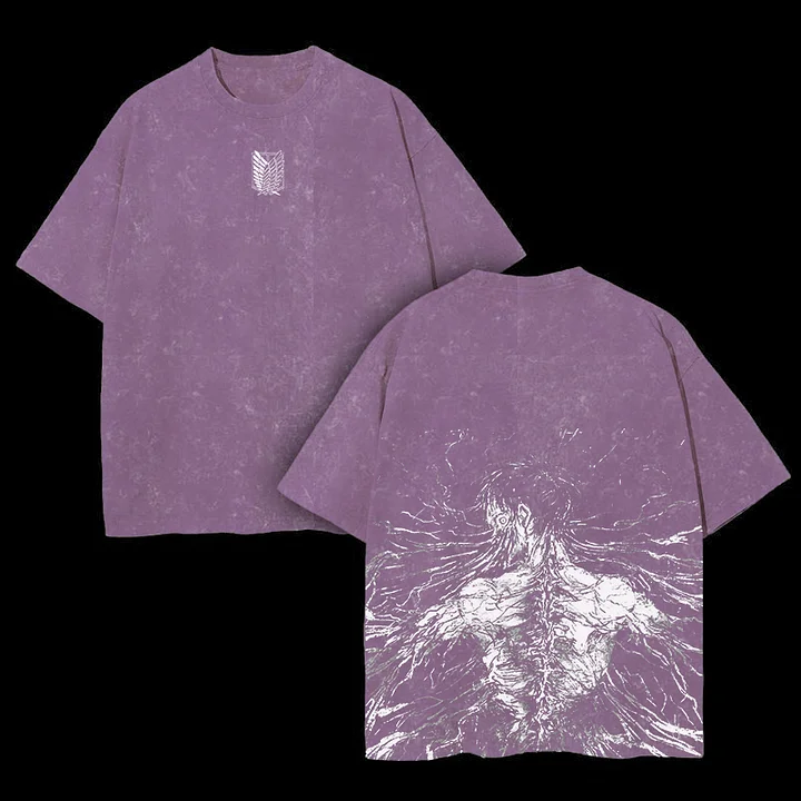 EREN FREEDOM VINTAGE UINSEX OVERSIZE TEE